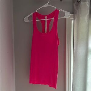 Lululemon Pink Racerback Tank Top